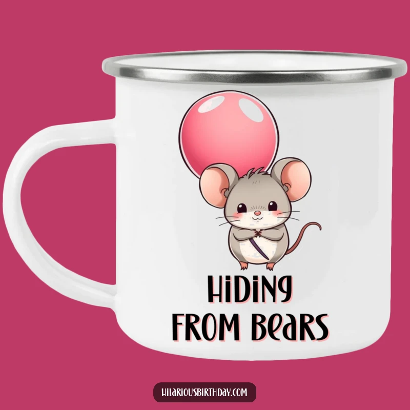 Funny Mouse Balloon Camping Mug - Durable & Playful Surprise Cup Gift