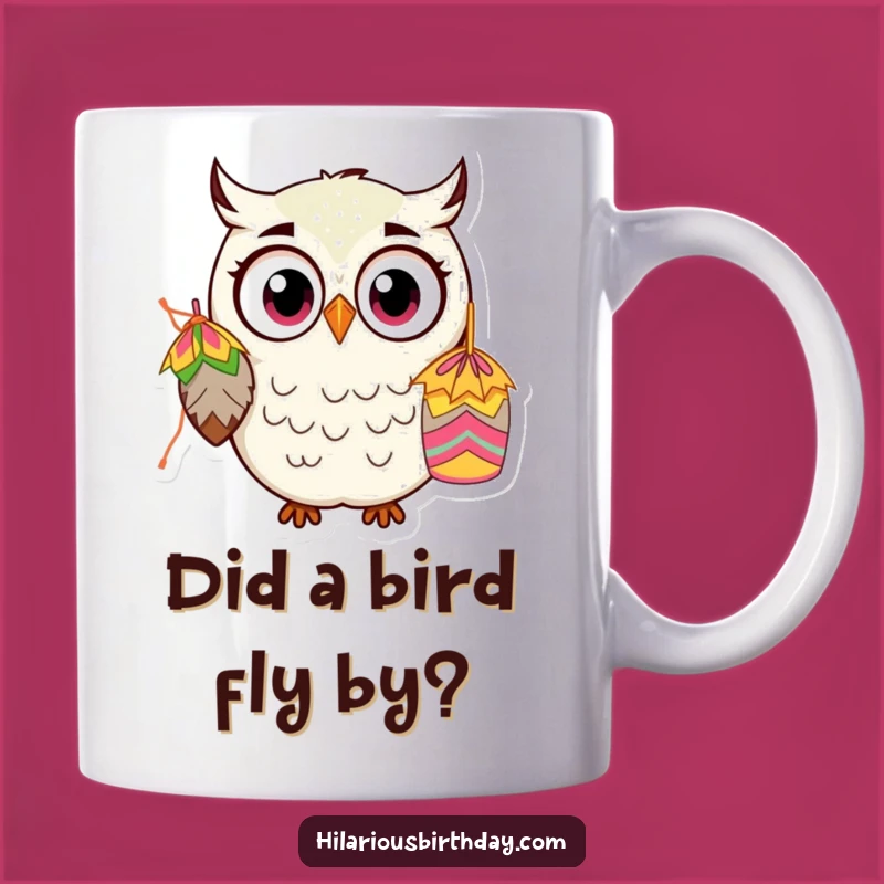 Funny Kawaii Owl Surprise Mug: A Hilarious Gift for Feathered Friends