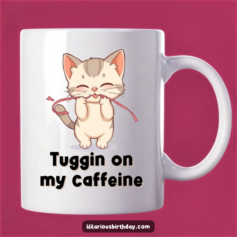 Funny Kitten Streamer Mug - Playful Chaos, Perfect Gift
