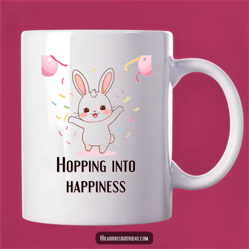 Kawaii Rabbit Dance Funny Mug Gift: Streamer Fun!