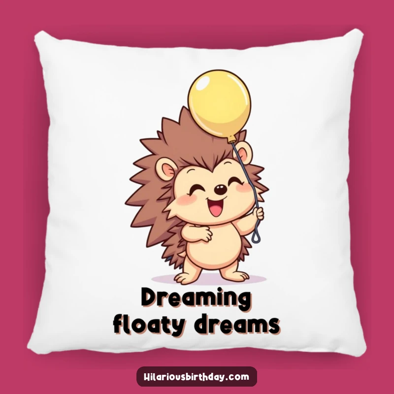 Funny Hedgehog Balloon Pillow: Soft & Cozy Decor, A Touch of Joy, Great Funny Gift