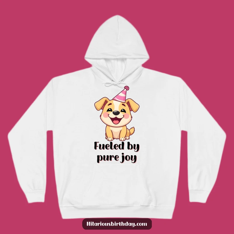 Funny Dog Party Hat Hoodie: Cozy Up with Canine Cheer and Laughter