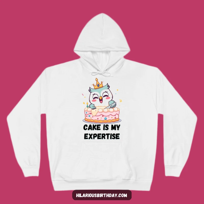 Funny Owl Birthday Hoodie: Cozy Celebration Wear, Perfect Festive Gift