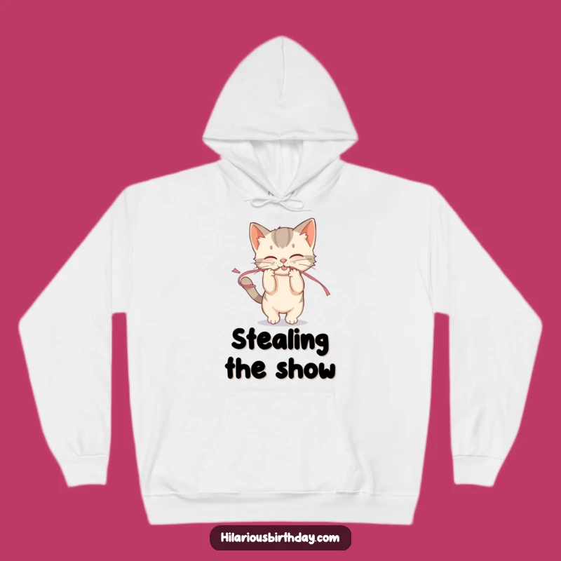 Funny Kitten Streamer Hoodie - Cozy Mischief Vibes, Awesome Gift