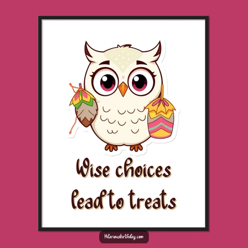 Free Printable Funny Owl Wall Art: Kawaii Surprise, Downloadable Art for Your Home