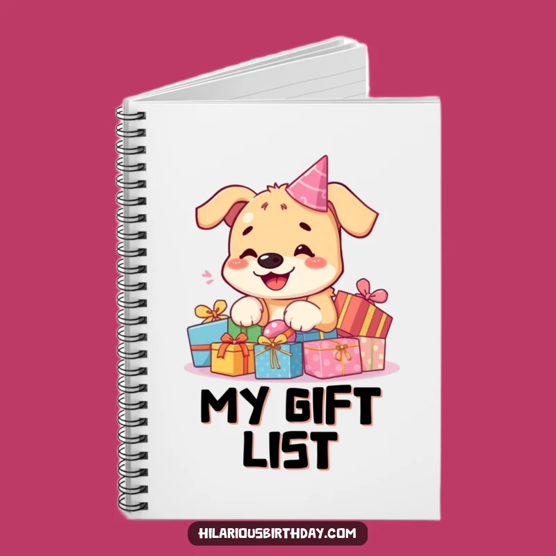 Funny Kawaii Dog Notebook: Jot Down Ideas With Birthday Presents