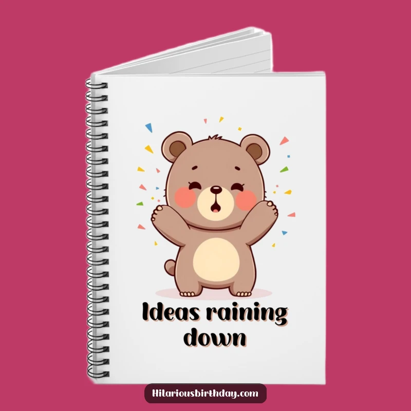 Funny Kawaii Bear Notebook: Confetti Ideas!, A Creative Funny Gift!