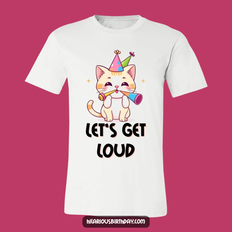 Funny Kawaii Cat T-Shirt: Party Animal!, The Ultimate Funny Gift!