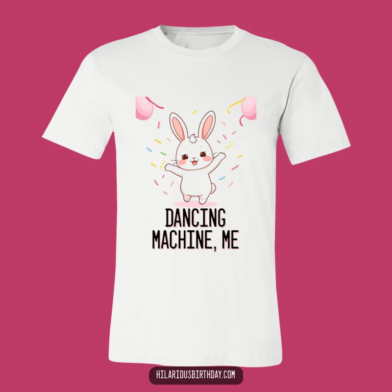 Funny Kawaii Rabbit Streamer T-Shirt: Dance Freely!