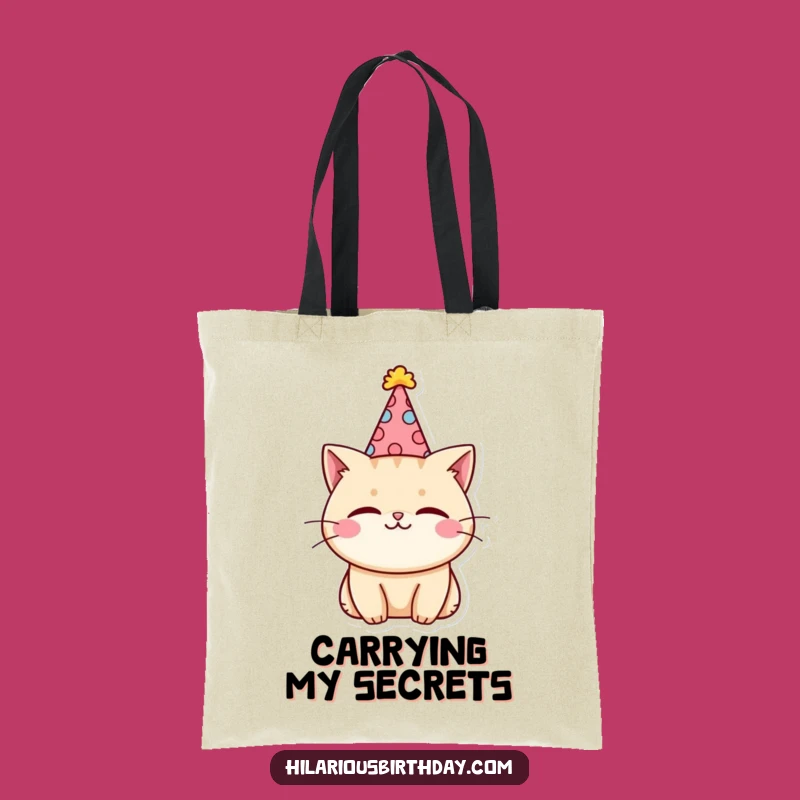 Kawaii Cat Party Tote Bag Funny Gift: Carry Your Charm!