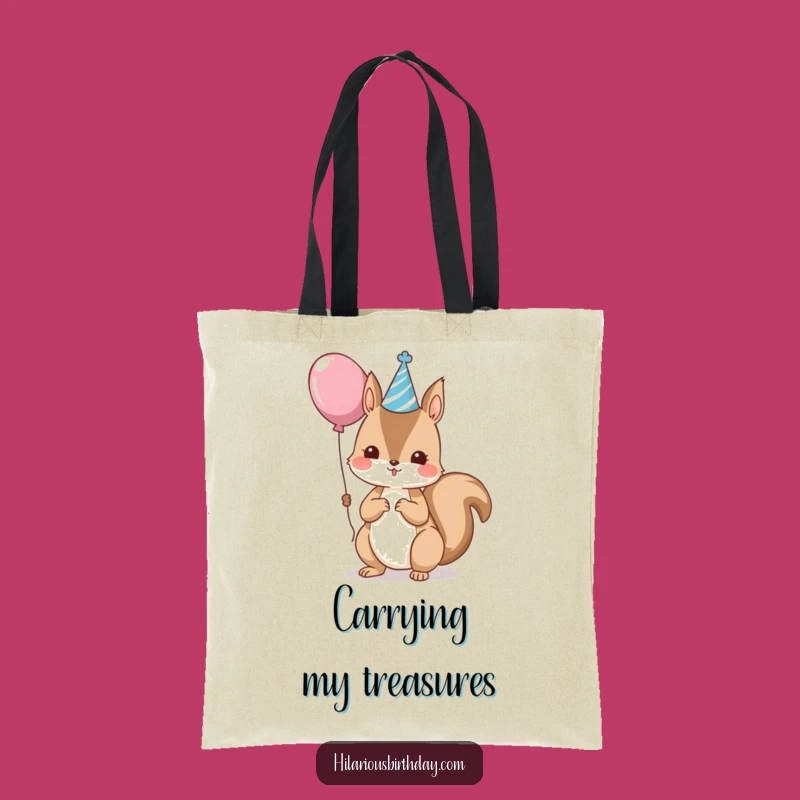 Funny Kawaii Squirrel Party Tote Bag - Carry Your Celebrations Accessory Gift
