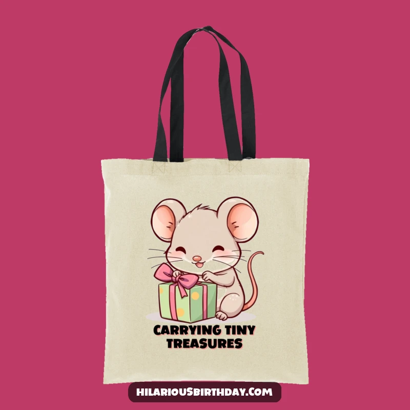Funny Kawaii Mouse Gift Tote Bag - Carry Your Presents Accessory Gift