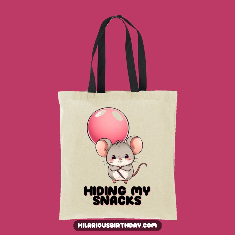 Funny Mouse Balloon Tote Bag - Playful Accessory for Everyday Adventures